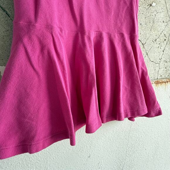 Polo Ralph Lauren Polo Dress Girls 4T Drop Waist Pink Pony Logo Tenniscore Prep - Picture 4 of 6